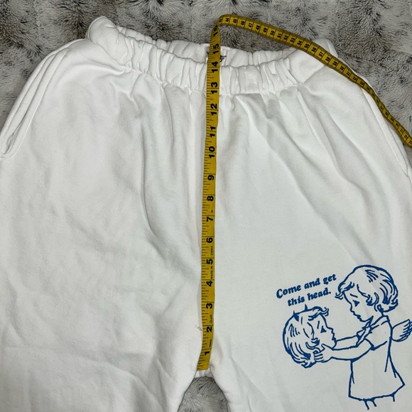 🆕 NWOT Boys Lie | Dangerous Affection | V2 Sweatpants | White Large - Picture 14 of 16